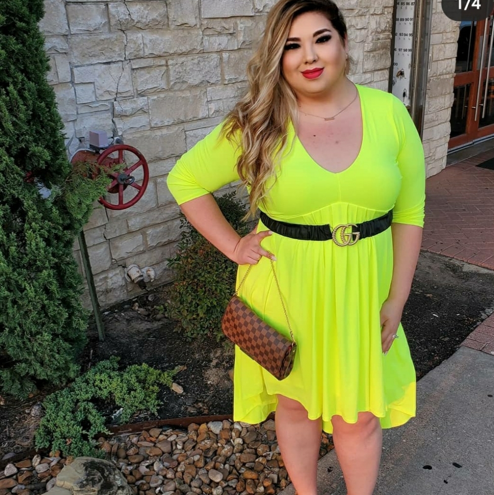 Neon dress